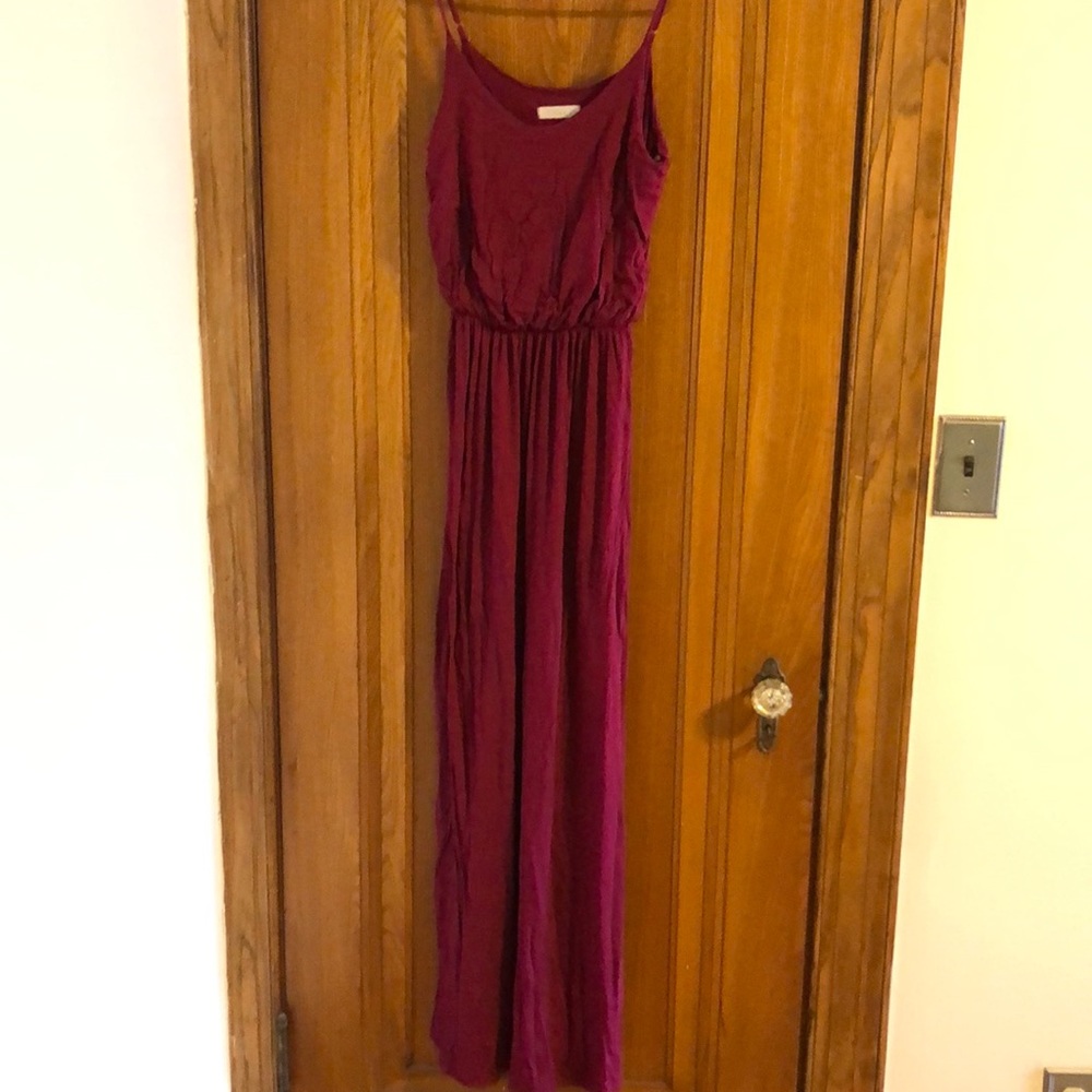 Lush maxi dress with elastic waist